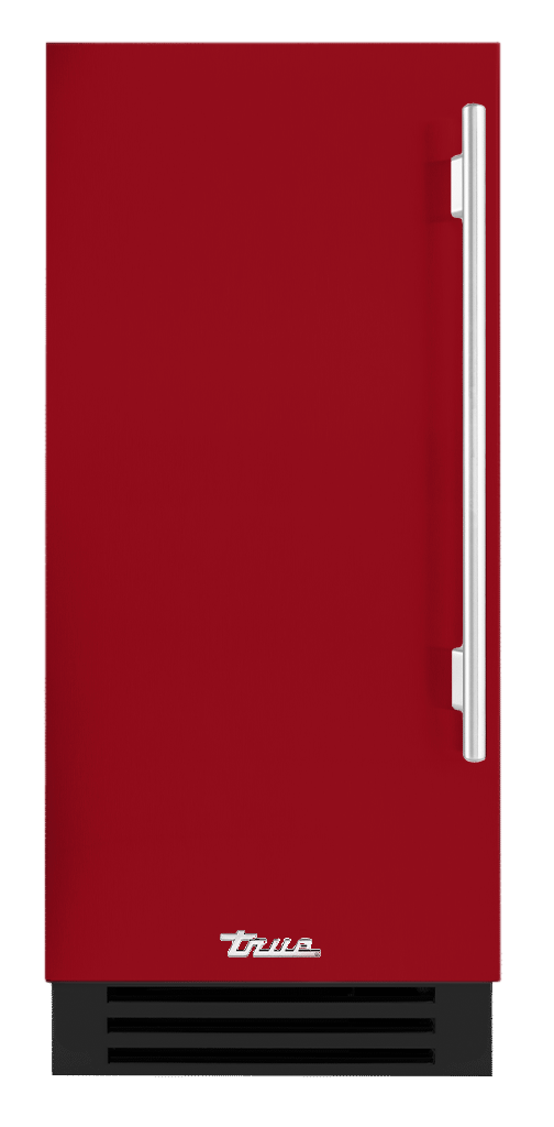 Clear Ice Machine, Left Hinged, Crimson, Chrome Hardware TUI15LOPDDSK193H02