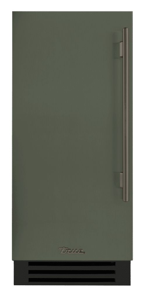 Clear Ice Machine, Left Hinged, Olive, Pewter Hardware TUI15LOPDDSK238H05