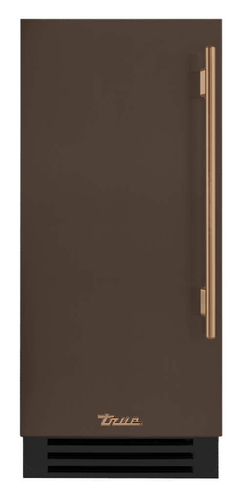 Clear Ice Machine, Left Hinged, Espresso, Gold Hardware TUI15LOPDDSK305H08