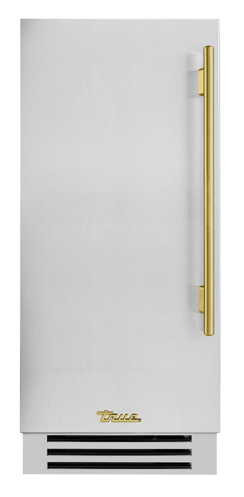 Clear Ice Machine, Left Hinged, Color Match, Brass Hardware TUI15LOPDDSKXXXH01