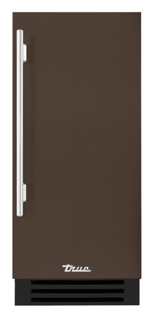 Clear Ice Machine, Right Hinged, Espresso, Chrome Hardware TUI15ROPDDSK305H02