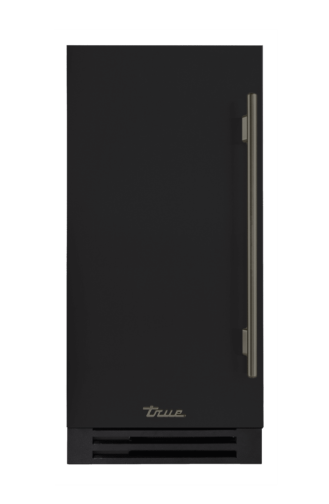 ADA Height Clear Ice Machine, Left Hinged, Matte Black, Pewter Hardware TUIADA15LSA027H05