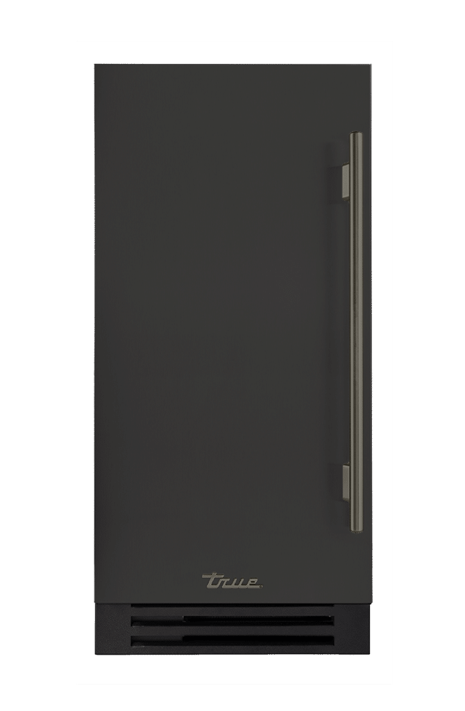 ADA Height Clear Ice Machine, Left Hinged, Ultra Matte Black, Pewter Hardware TUIADA15LSA085H05