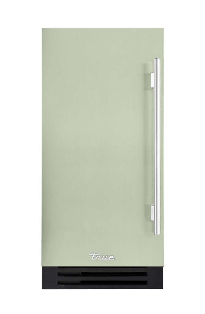 ADA Height Clear Ice Machine, Left Hinged, Sage, Chrome Hardware TUIADA15LSA129H02