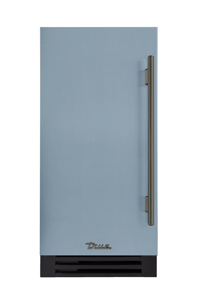 ADA Height Clear Ice Machine, Left Hinged, Bluestone, Pewter Hardware TUIADA15LSA152H05