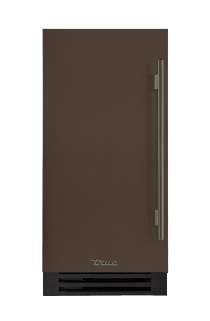 ADA Height Clear Ice Machine, Left Hinged, Espresso, Pewter Hardware TUIADA15LSA305H05