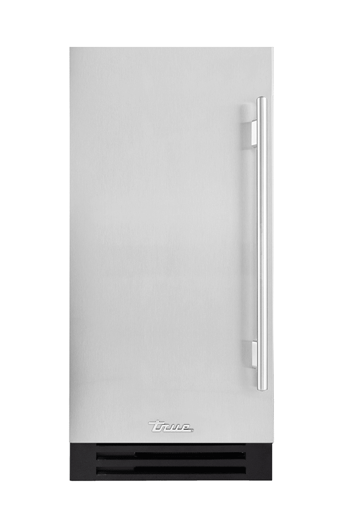 ADA Height Clear Ice Machine, Left Hinged, Color Match, Chrome Hardware TUIADA15LSAXXXH02