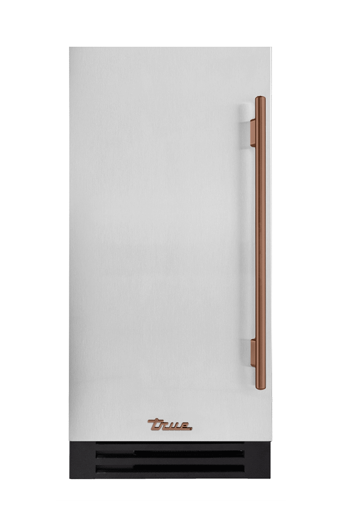ADA Height Clear Ice Machine, Left Hinged, Color Match, Copper Hardware TUIADA15LSAXXXH03