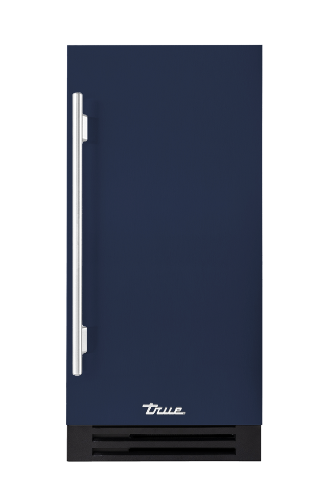 ADA Height Clear Ice Machine, Right Hinged, Cobalt, Chrome Hardware TUIADA15RSA078H02