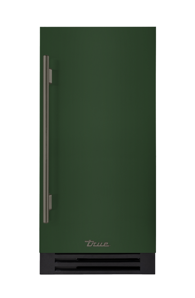 ADA Height Clear Ice Machine, Right Hinged, Emerald, Pewter Hardware TUIADA15RSA086H05
