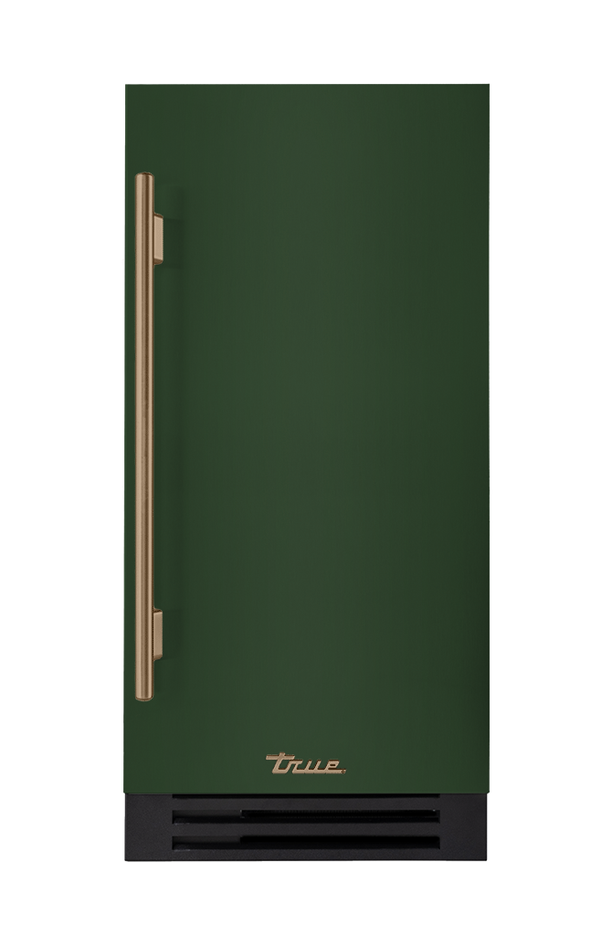 ADA Height Clear Ice Machine, Right Hinged, Emerald, Gold Hardware TUIADA15RSA086H08