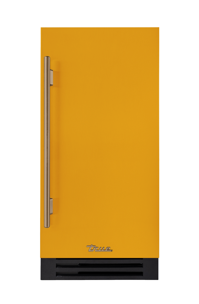 ADA Height Clear Ice Machine, Right Hinged, Saffron, Gold Hardware TUIADA15RSA103H08