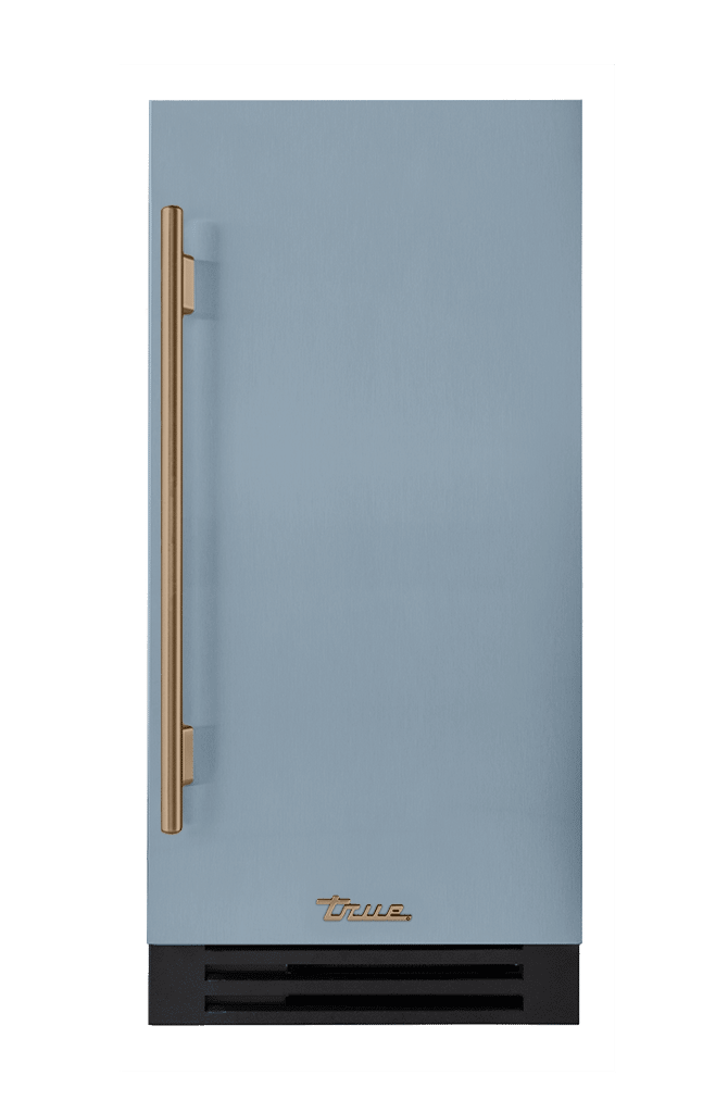 ADA Height Clear Ice Machine, Right Hinged, Bluestone, Gold Hardware TUIADA15RSA152H08
