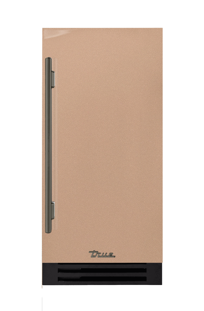 ADA Height Clear Ice Machine, Right Hinged, Champagne, Pewter Hardware TUIADA15RSA179H05