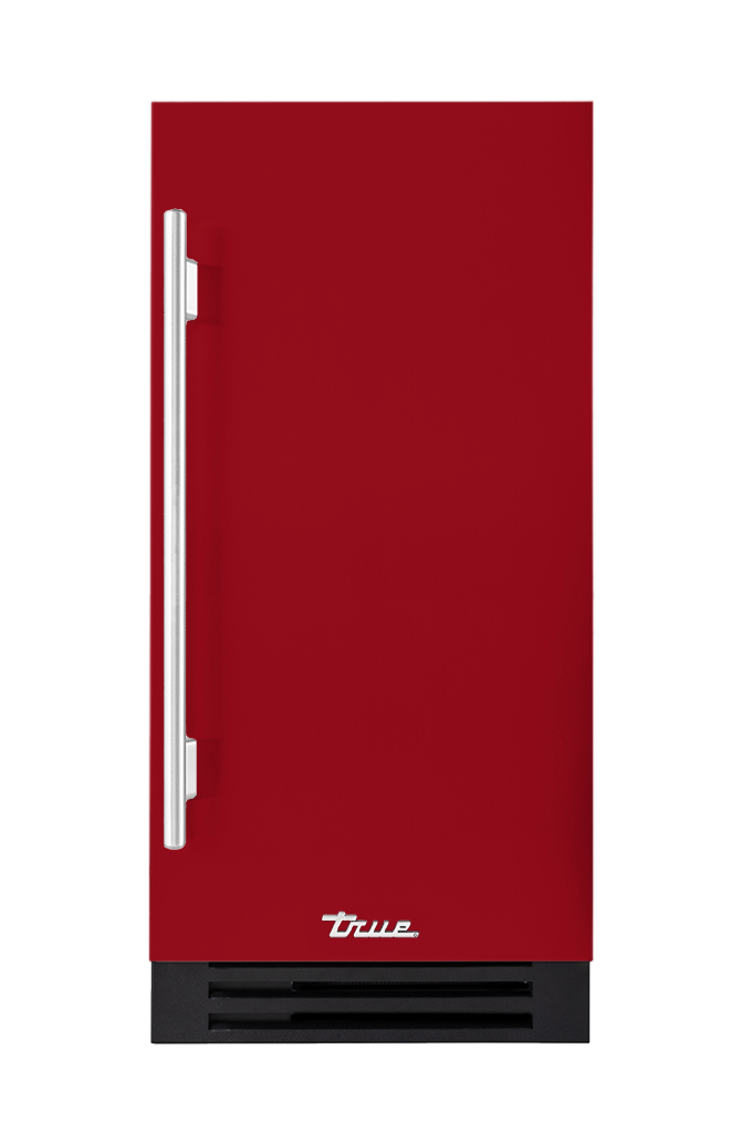 ADA Height Clear Ice Machine, Right Hinged, Crimson, Chrome Hardware TUIADA15RSA193H02