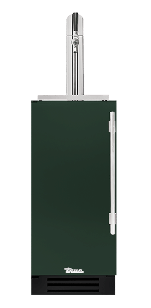 Undercounter Beverage Dispenser, Left Hinged, Emerald, Chrome Hardware TUR15BDLOPCDSK086H02