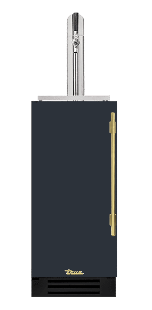 Undercounter Beverage Dispenser, Left Hinged, Juniper, Brass Hardware TUR15BDLOPCDSK104H01