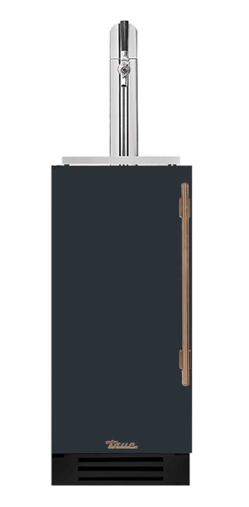 Undercounter Beverage Dispenser, Left Hinged, Juniper, Gold Hardware TUR15BDLOPCDSK104H08