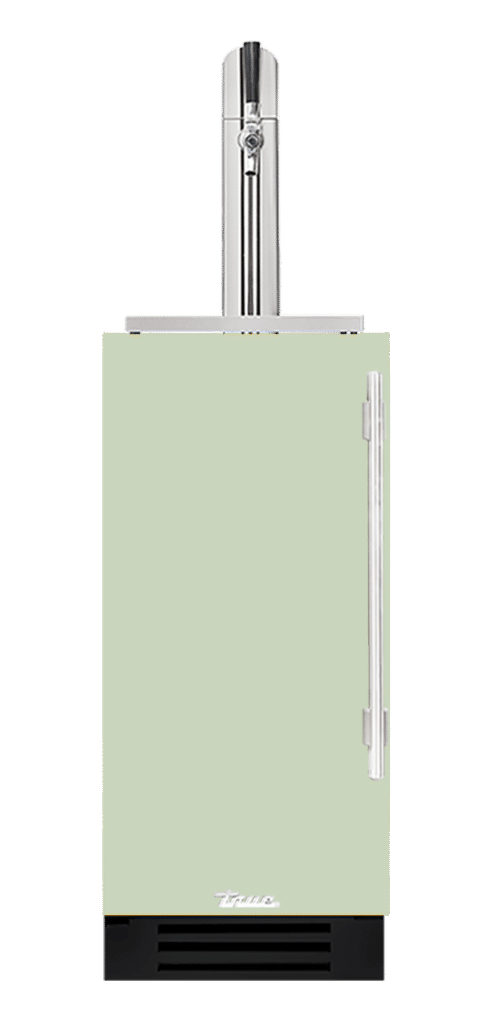 Undercounter Beverage Dispenser, Left Hinged, Sage, Chrome Hardware TUR15BDLOPCDSK129H02