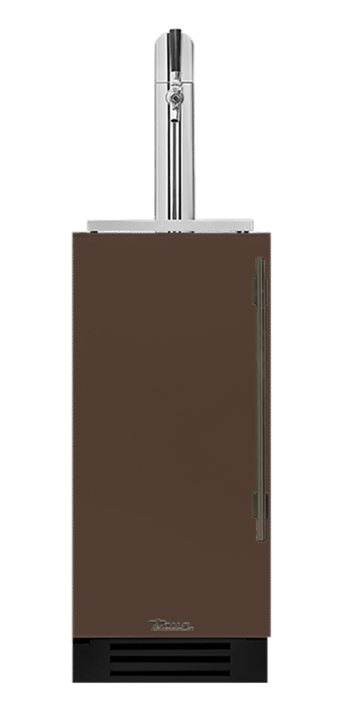 Undercounter Beverage Dispenser, Left Hinged, Espresso, Pewter Hardware TUR15BDLOPCDSK305H05