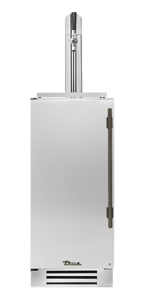 Undercounter Beverage Dispenser, Left Hinged, Color Match, Pewter Hardware TUR15BDLOPCDSKXXXH05