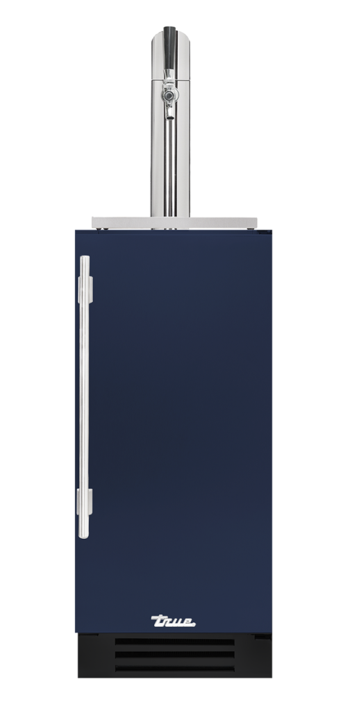 Undercounter Beverage Dispenser, Right Hinged, Cobalt, Chrome Hardware TUR15BDROPCDSK078H02