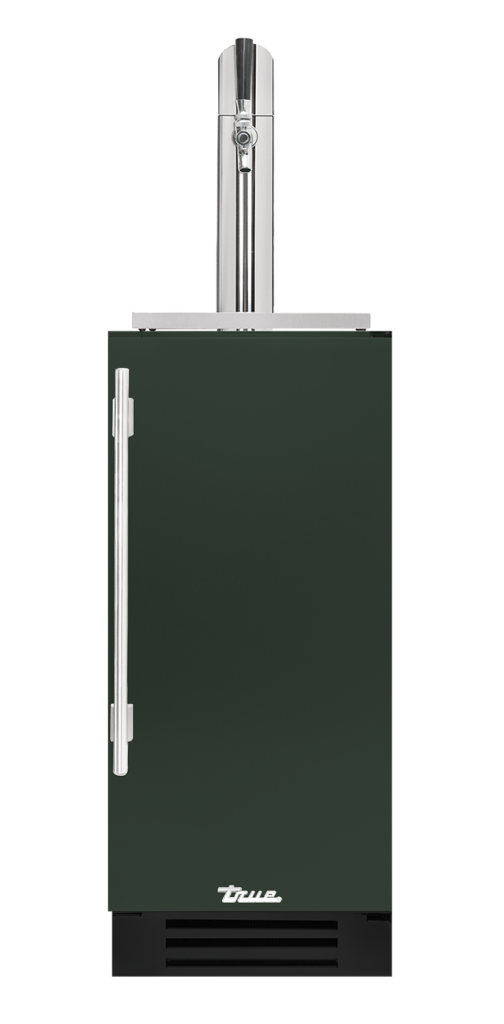 Undercounter Beverage Dispenser, Right Hinged, Emerald, Chrome Hardware TUR15BDROPCDSK086H02