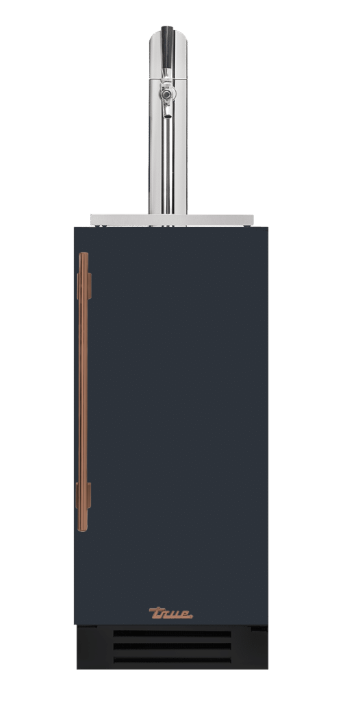 Undercounter Beverage Dispenser, Right Hinged, Juniper, Copper Hardware TUR15BDROPCDSK104H03