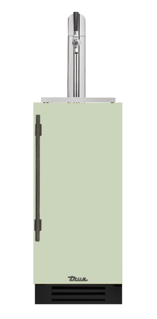 Undercounter Beverage Dispenser, Right Hinged, Sage, Pewter Hardware TUR15BDROPCDSK129H05