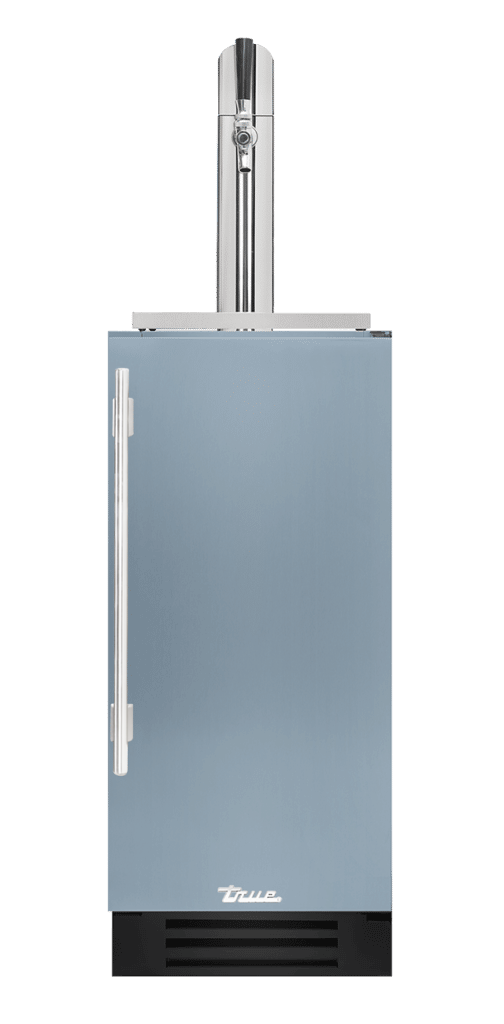 Undercounter Beverage Dispenser, Right Hinged, Bluestone, Chrome Hardware TUR15BDROPCDSK152H02