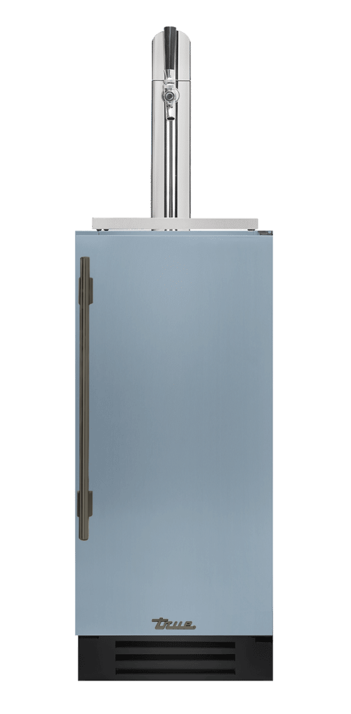 Undercounter Beverage Dispenser, Right Hinged, Bluestone, Pewter Hardware TUR15BDROPCDSK152H05