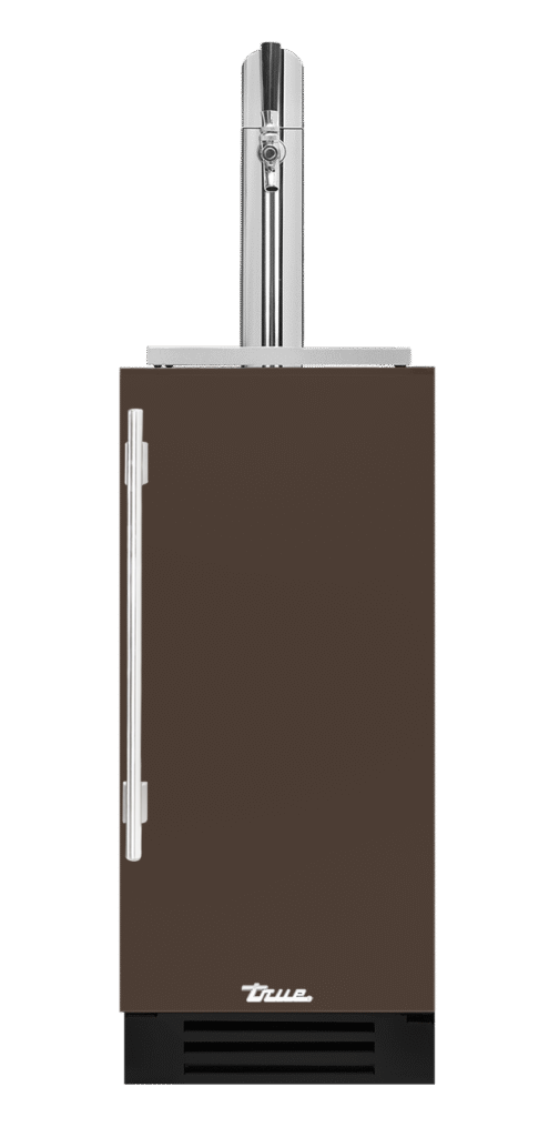 Undercounter Beverage Dispenser, Right Hinged, Espresso, Chrome Hardware TUR15BDROPCDSK305H02