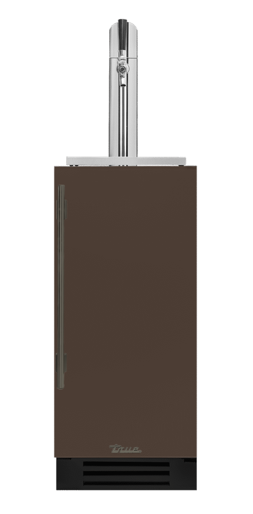 Undercounter Beverage Dispenser, Right Hinged, Espresso, Pewter Hardware TUR15BDROPCDSK305H05