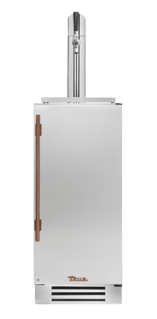Undercounter Beverage Dispenser, Right Hinged, Color Match, Copper Hardware TUR15BDROPCDSKXXXH03