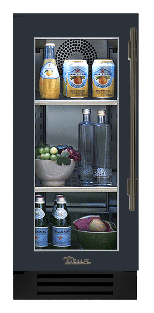 Undercounter Refrigerator, Left Hinged, Juniper, Pewter Hardware TUR15LOGCDSK104H05