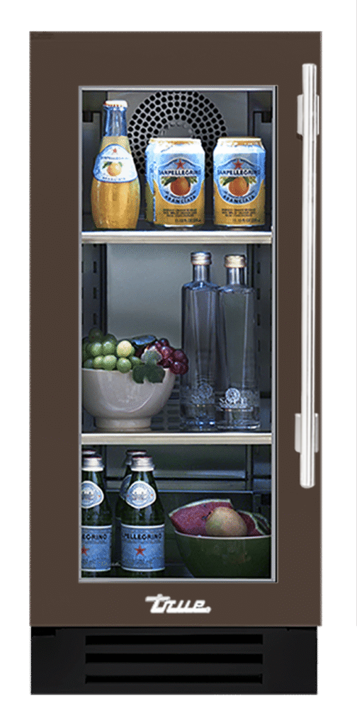 Undercounter Refrigerator, Left Hinged, Espresso, Chrome Hardware TUR15LOGCDSK305H02