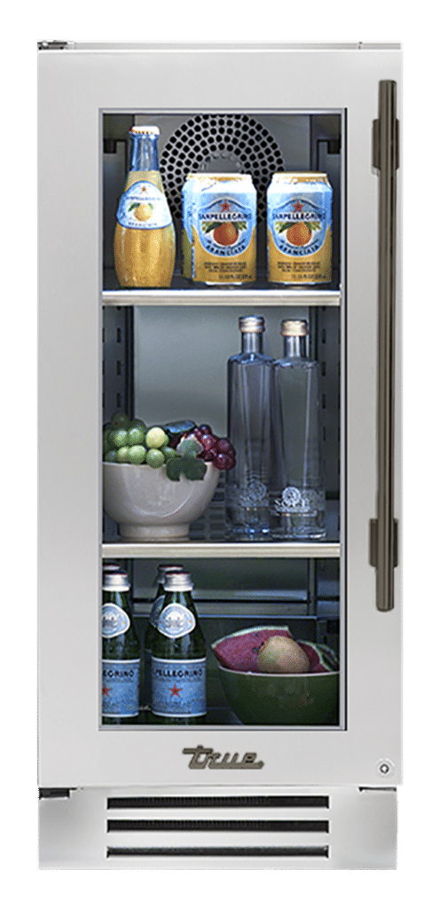 Undercounter Refrigerator, Left Hinged, Color Match, Pewter Hardware TUR15LOGCDSKXXXH05