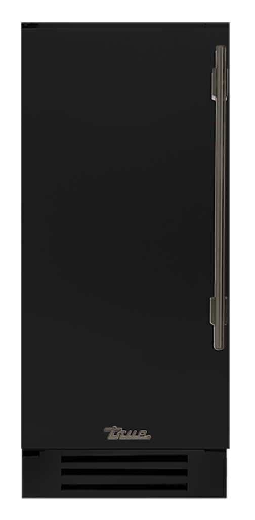 Undercounter Refrigerator, Left Hinged, Matte Black, Pewter Hardware TUR15LOPCDSK027H05
