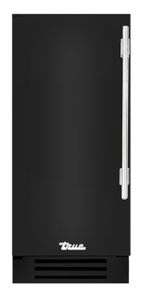 Undercounter Refrigerator, Left Hinged, Gloss Black, Chrome Hardware TUR15LOPCDSK044H02