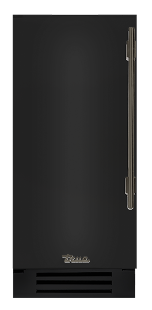Undercounter Refrigerator, Left Hinged, Gloss Black, Pewter Hardware TUR15LOPCDSK044H05