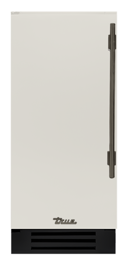 Undercounter Refrigerator, Left Hinged, Antique White, Pewter Hardware TUR15LOPCDSK050H05