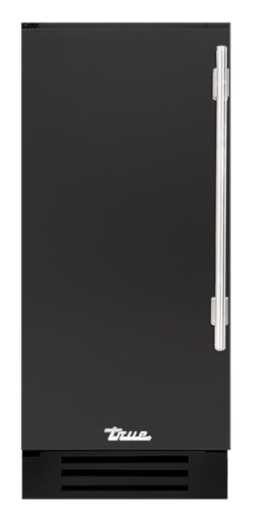 Undercounter Refrigerator, Left Hinged, Ultra Matte Black, Chrome Hardware TUR15LOPCDSK085H02
