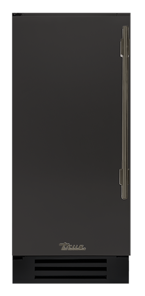 Undercounter Refrigerator, Left Hinged, Ultra Matte Black, Pewter Hardware TUR15LOPCDSK085H05