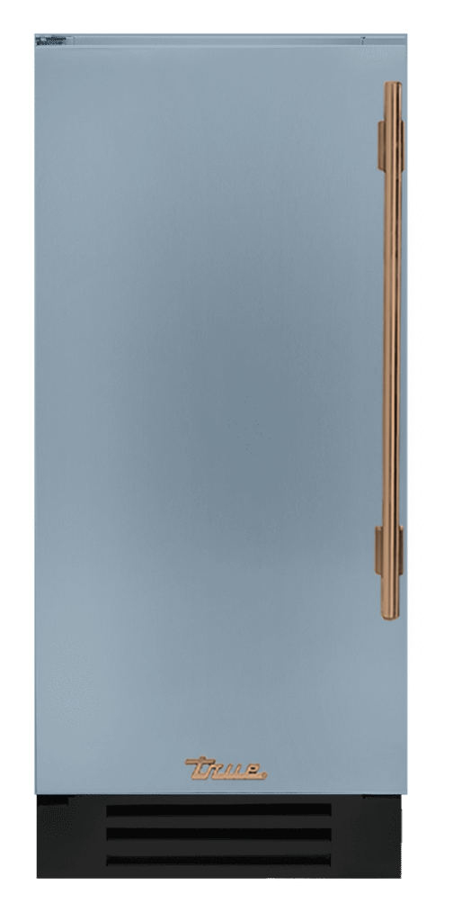 Undercounter Refrigerator, Left Hinged, Bluestone, Gold Hardware TUR15LOPCDSK152H08
