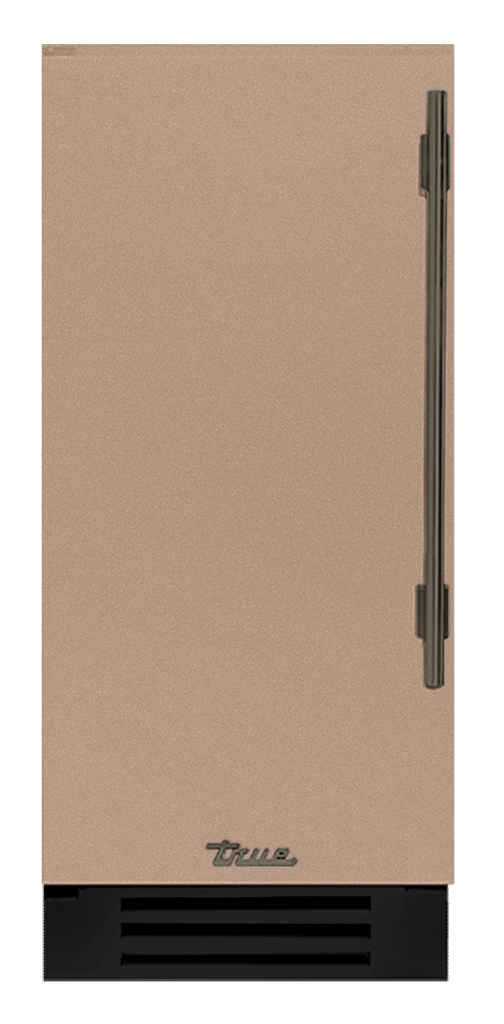 Undercounter Refrigerator, Left Hinged, Champagne, Pewter Hardware TUR15LOPCDSK179H05