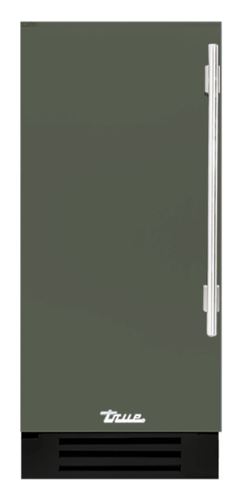 Undercounter Refrigerator, Left Hinged, Olive, Chrome Hardware TUR15LOPCDSK238H02