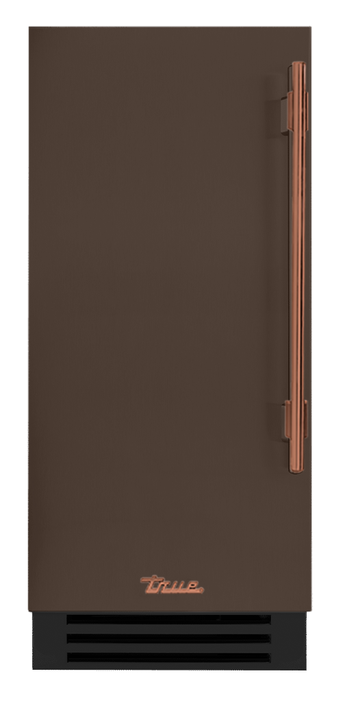 Undercounter Refrigerator, Left Hinged, Espresso, Copper Hardware TUR15LOPCDSK305H03