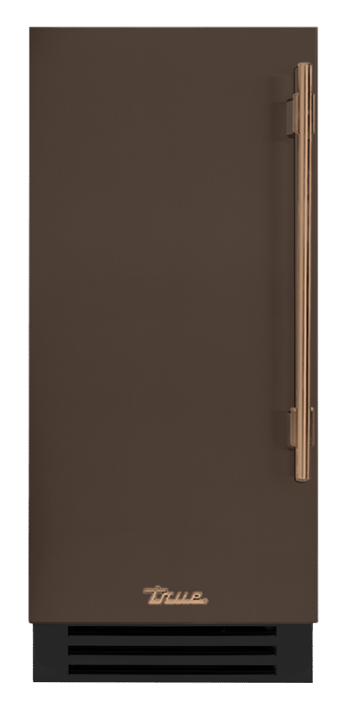 Undercounter Refrigerator, Left Hinged, Espresso, Gold Hardware TUR15LOPCDSK305H08