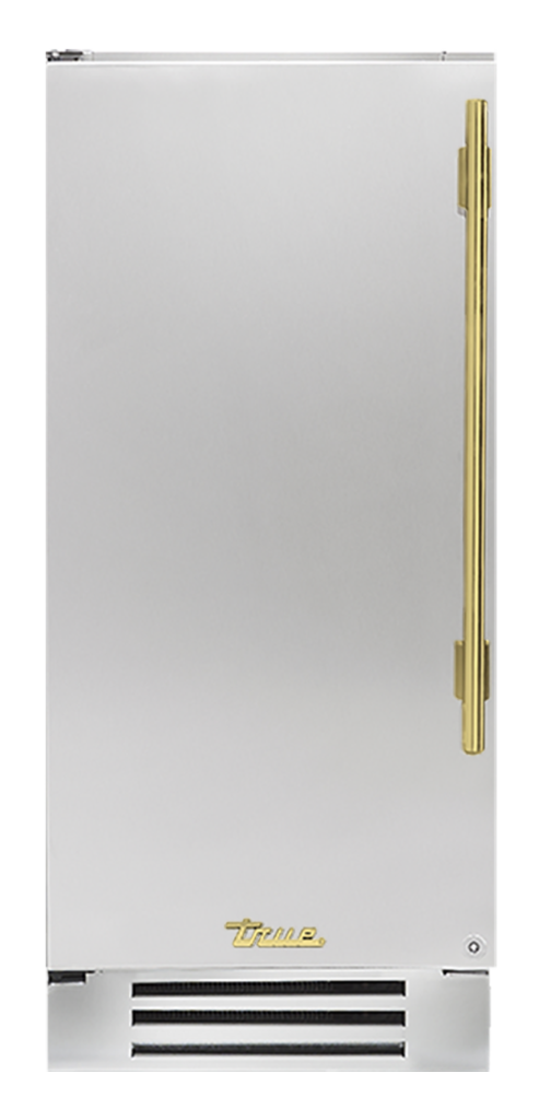 Undercounter Refrigerator, Left Hinged, Color Match, Brass Hardware TUR15LOPCDSKXXXH01