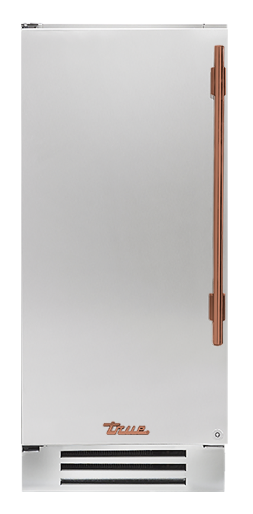 Undercounter Refrigerator, Left Hinged, Color Match, Copper Hardware TUR15LOPCDSKXXXH03